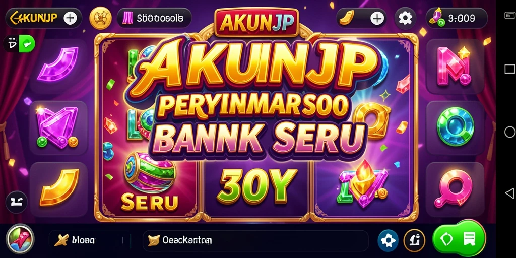 Tampilan gameplay menarik dan seru dari game Slot AKUNJP.