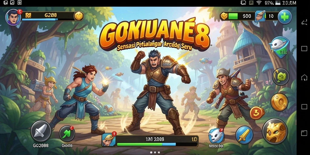 Tampilan gameplay GG288 yang memukau dalam aksi arcade.