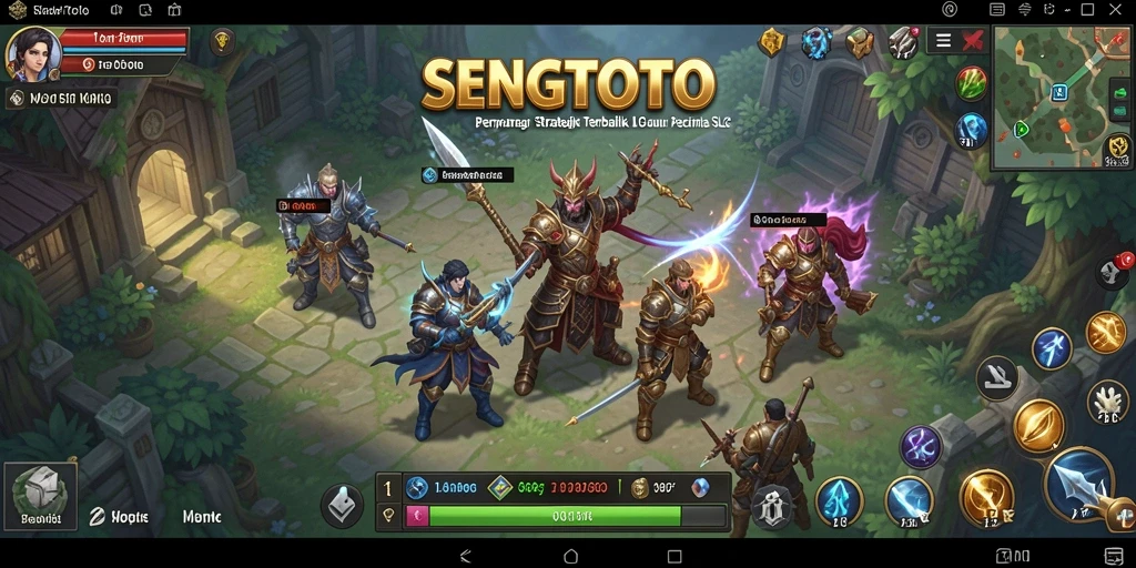 Tampilan gameplay SENGTOTO dengan grafis menawan dan aksi mendebarkan.