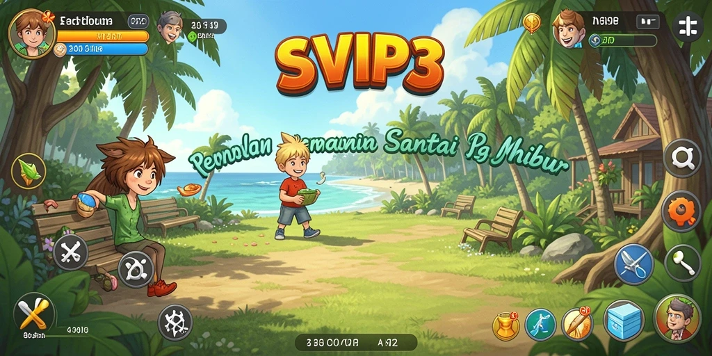 Screenshot gameplay SVIP3 menampilkan pengalaman bermain yang menyenangkan dan santai.